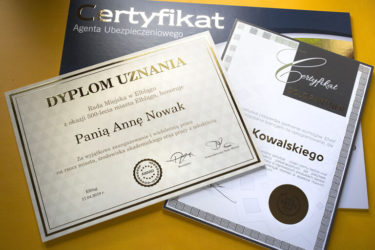 Certyfikaty Enaf